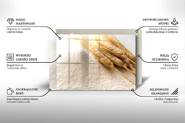 Chopping board Flour and cereals