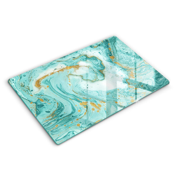 Chopping board Blue abstraction