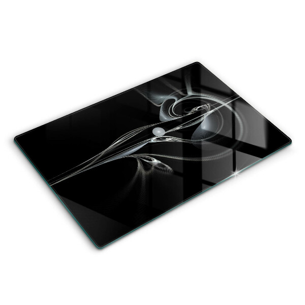 Chopping board glass Modern abstraction