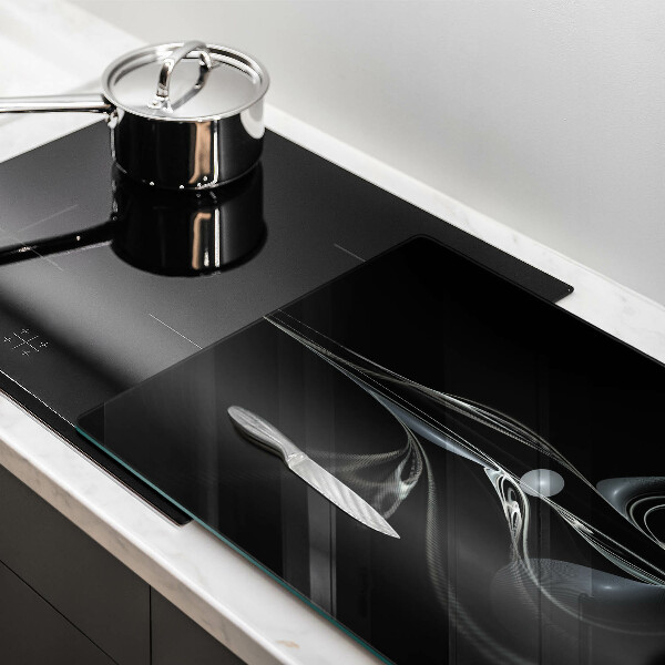 Chopping board glass Modern abstraction