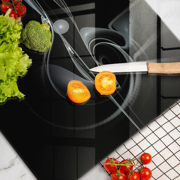 Chopping board glass Modern abstraction