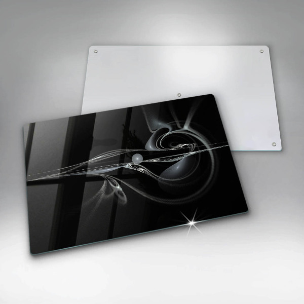 Chopping board glass Modern abstraction
