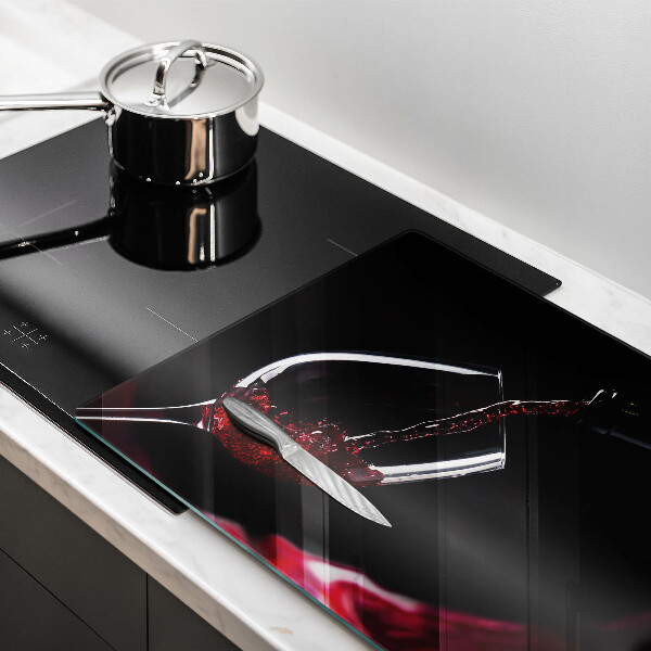 Chopping board glass Red wine glass