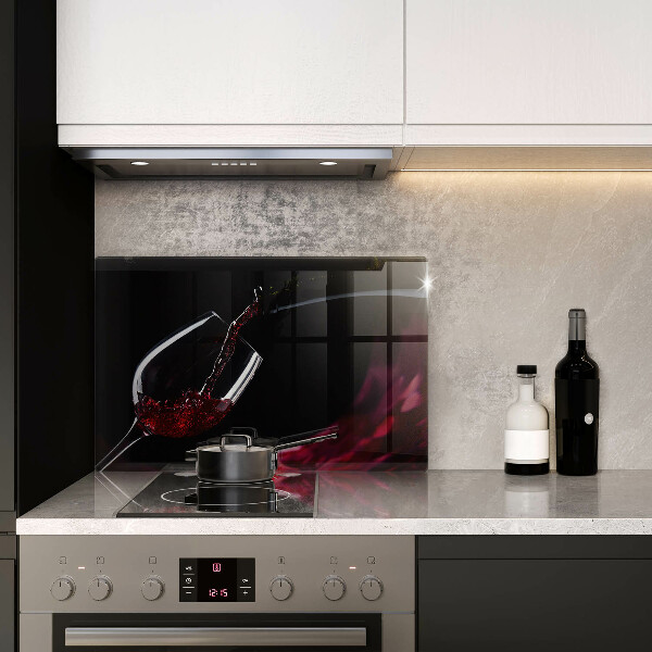 Chopping board glass Red wine glass