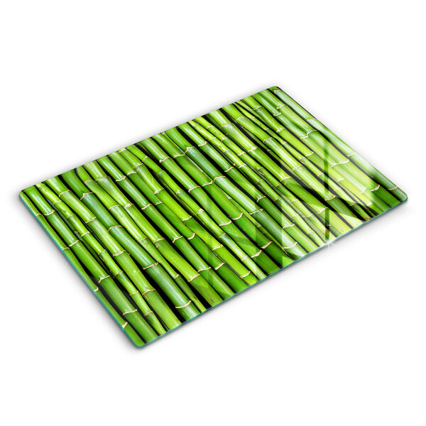 Chopping board glass Nature bamboo