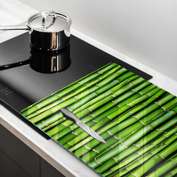Chopping board glass Nature bamboo