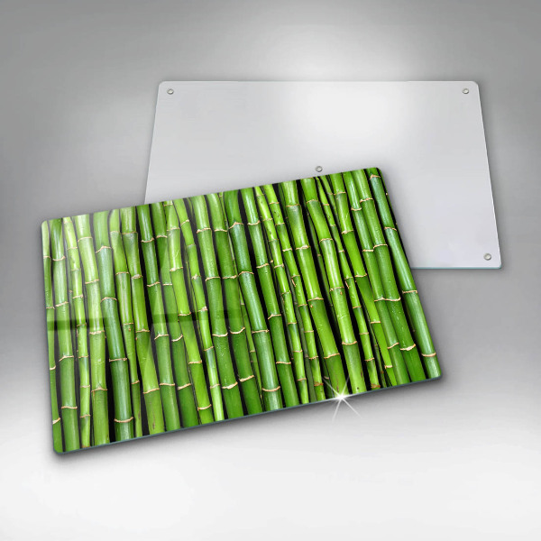 Chopping board glass Nature bamboo