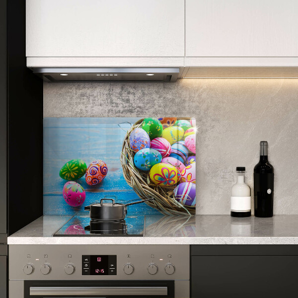 Chopping board Easter eggs