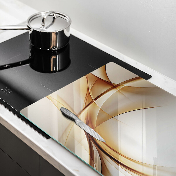 Chopping board glass Abstraction shapes
