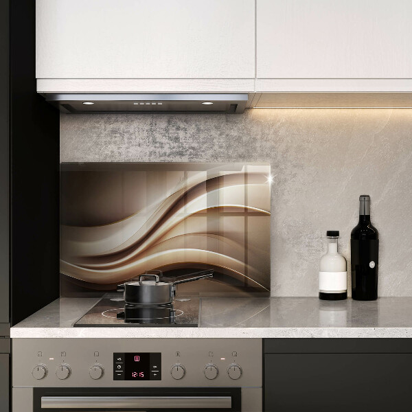 Chopping board glass Abstraction mild lines