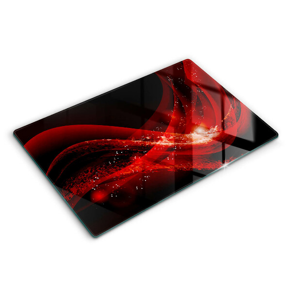 Chopping board glass Modern abstraction