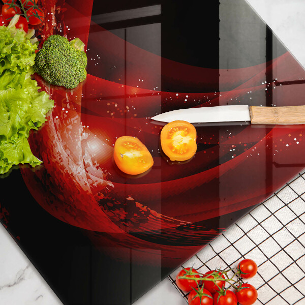 Chopping board glass Modern abstraction