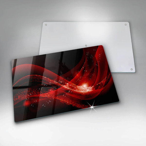 Chopping board glass Modern abstraction