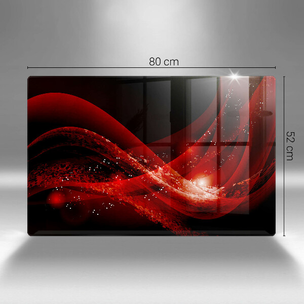 Chopping board glass Modern abstraction