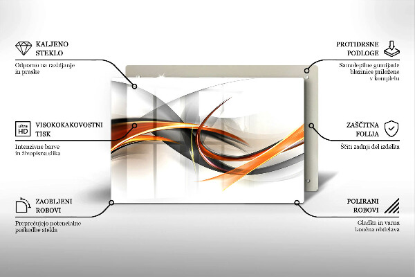 Chopping board glass Modern shapes