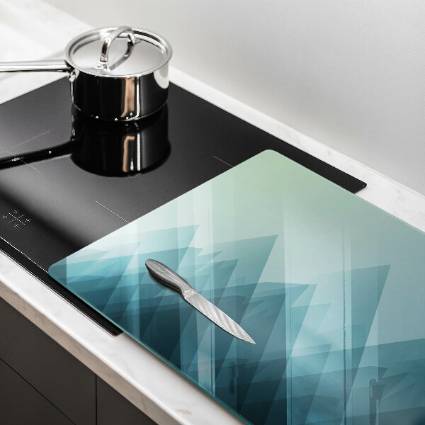 Chopping board glass Abstract mountains