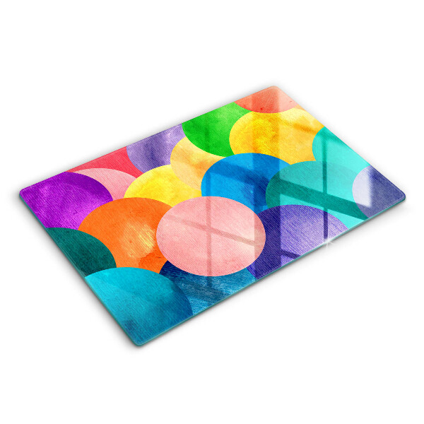 Chopping board Colorful wheels