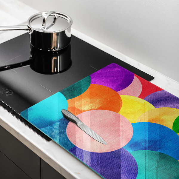 Chopping board Colorful wheels