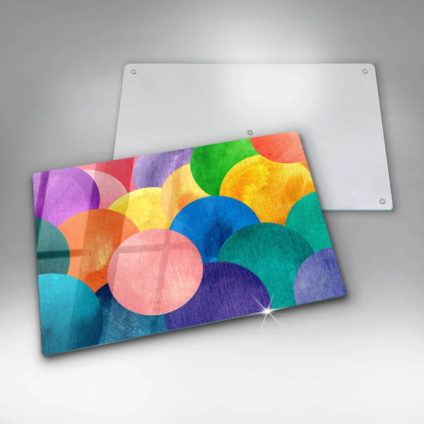 Chopping board Colorful wheels