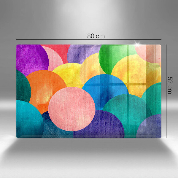 Chopping board Colorful wheels