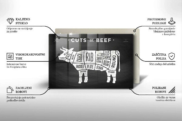 Chopping board Cow meat beef