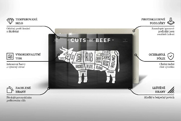 Chopping board Cow meat beef