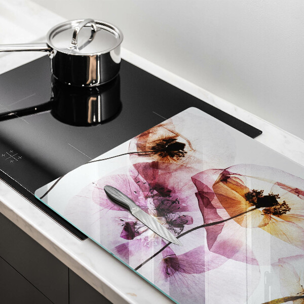 Chopping board Delicate flowers
