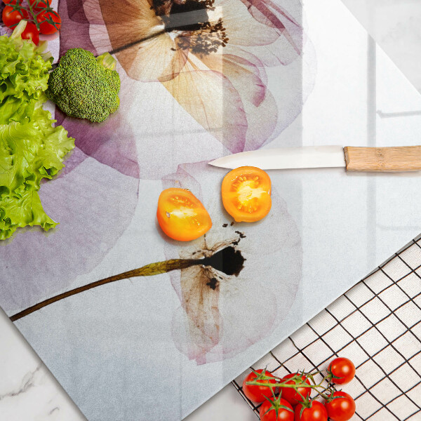 Chopping board Delicate flowers