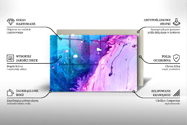 Chopping board Abstraction ink