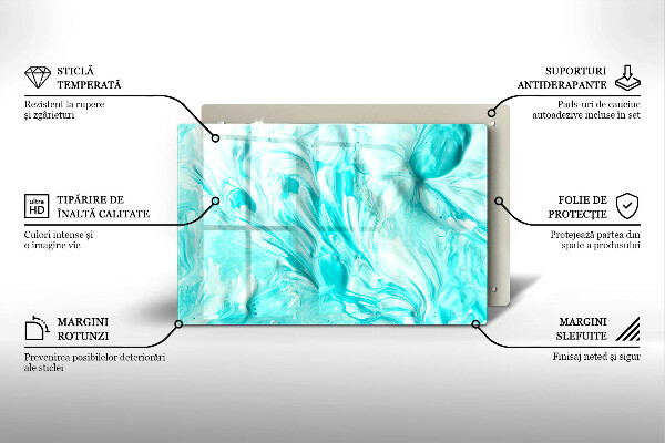 Chopping board Paints abstraction