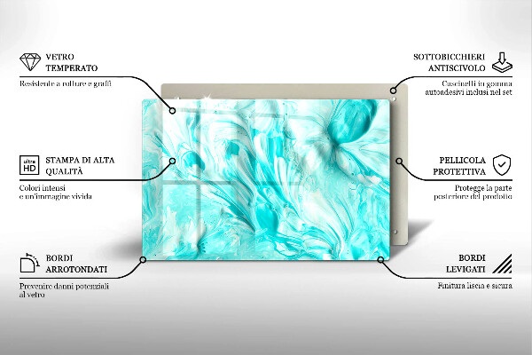 Chopping board Paints abstraction