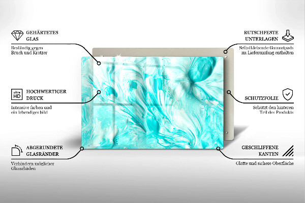 Chopping board Paints abstraction