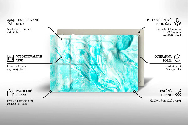 Chopping board Paints abstraction