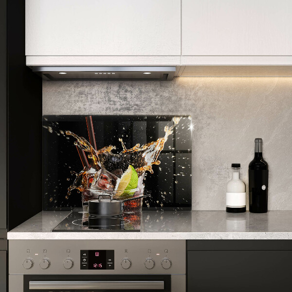 Chopping board glass Ice drink