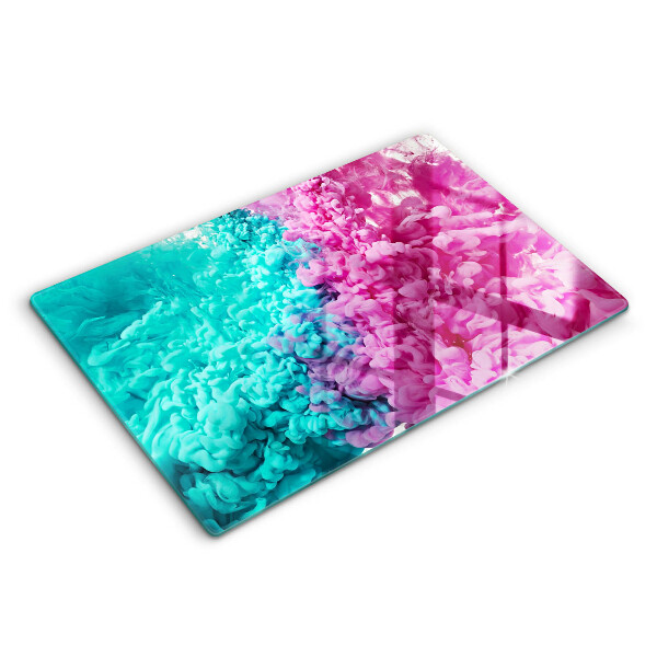 Chopping board Turkos-pink smoke