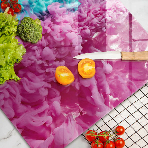Chopping board Turkos-pink smoke