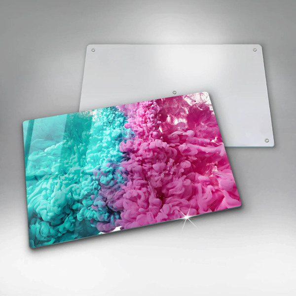 Chopping board Turkos-pink smoke