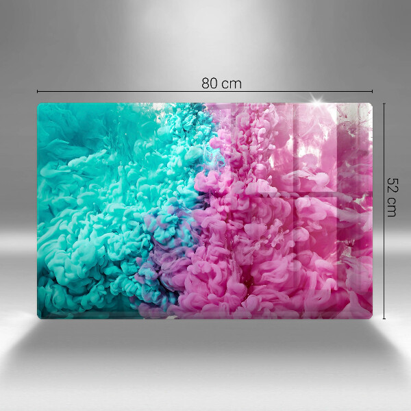 Chopping board Turkos-pink smoke