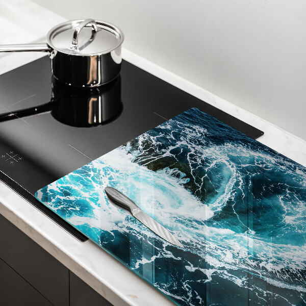 Chopping board Foamed water waves