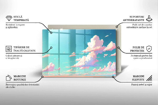 Chopping board Illustration sky