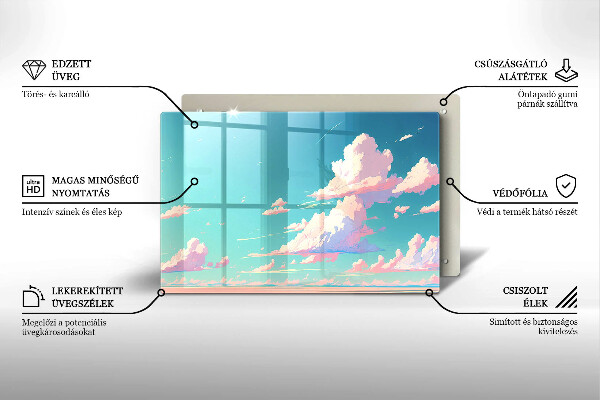 Chopping board Illustration sky