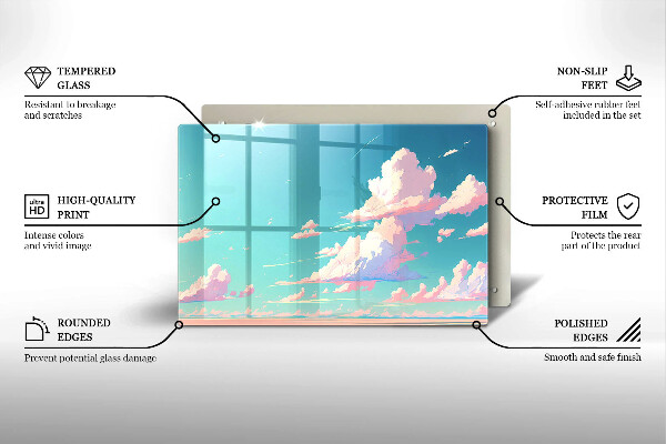 Chopping board Illustration sky