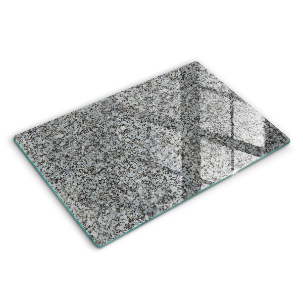 Chopping board glass Stone texture