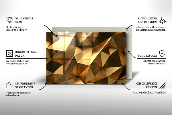 Chopping board glass Background abstraction structure