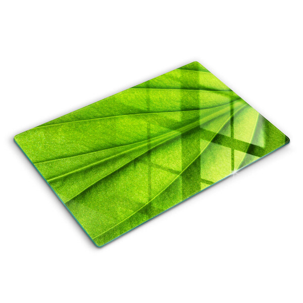 Chopping board glass Nature leaf veins