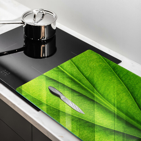 Chopping board glass Nature leaf veins
