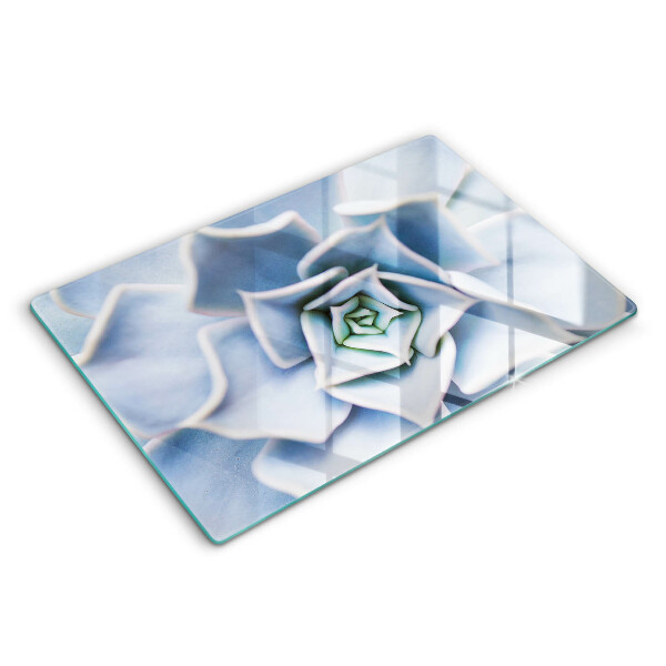 Glass cutting board Flower plant