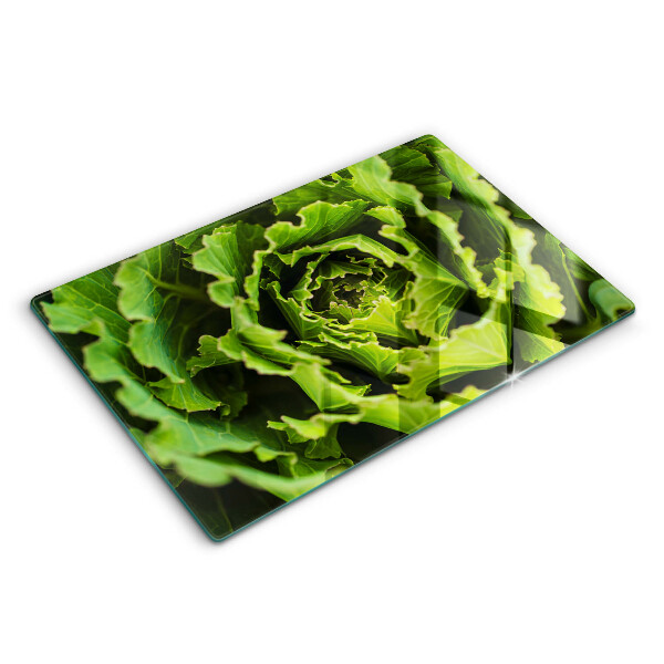 Glass cutting board Food - lettuce