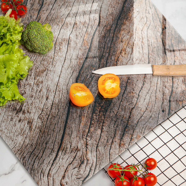 Glass cutting board Wood structure