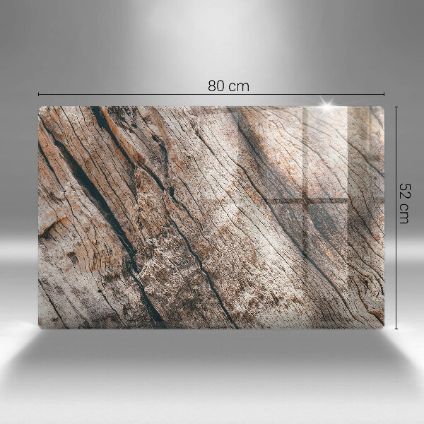 Glass cutting board Wood structure
